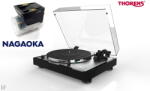 THORENS TD 402 DD + Nagaoka JT-80BK - aparat de gramofon cu acționare directă - negru