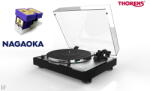 THORENS TD 402 DD + Nagaoka MP-200 - aparat de gramofon cu acționare directă - negru