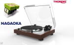 THORENS TD 402 DD + Nagaoka MP-150 - aparat pentru gramofon cu antrenare directă - nuc