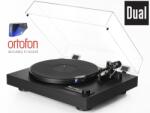 Dual CS 618Q High End + Ortofon 2M BLUE Black - Aparat gramofon audiofile cu preamplifcator PHONO integrat dezactivabil și pick-up MM Ortofon