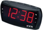 Lenco ICR-230-1 Black - Ceas deșteptător radio FM cu ecran mare și radio FM PPL