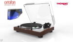 THORENS TD 402 DD Walnut + Ortofon 2M BLUE - aparat pentru gramofon cu antrenare directă - nuc
