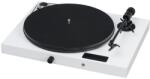 Pro-Ject JukeBox E + OM5e white - Gramofon cu preamplificator phono, receptor Bluetooth și amplificator integrat