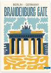 Lastva Jegyzetfüzet, LASTVA Brandenburg Gate, A4, 96 lapos, kockás (JFLBGA496K)