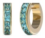 Guess Cercei Guess Huggie Me rotunzi cu cristale JUBE03134JWYGAQT-U