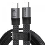 Techsuit Cablu Date si Incarcare USB-C - USB-C Techsuit ElysiumSync Pro CX1, 240W, 1m, Gri - gsmboutique
