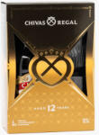 CHIVAS REGAL - Scotch Blended Whisky 12 yo + 2 pahare - 0.7L, Alc: 40%