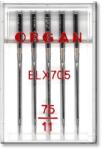 Organ Ace surfilat finete 75 - 5 buc Organ Needles Overlock ELx705 (55486075) - tiparedecroitorie