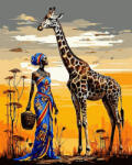 iPicasso Set pictura pe numere, cu sasiu, Vis african, 40x50 cm (PC40501530)
