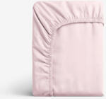 Goldea cearceaf de pat cu elastic din bumbac - roz pudră 160 x 200 cm