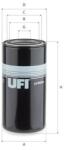 UFI Filtru ulei UFI 23.822. 00 (23.822.00)