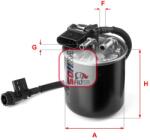 SOFIMA filtru combustibil SOFIMA S 4149 NR (S 4149 NR) - automobilus