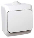 Schneider Electric Intrerupator simplu aparent IP44 alb Cedar Plus 16A (EL0040782)