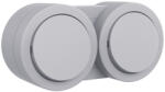 OVIVO Intrerupator dublu aplicat gri IP54 Xone (EL0083961)