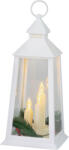 MagicHome MagicHome, Karácsonyi lámpás, műanyag, fehér, 3xLED sárga, 14x14x35 cm, 3xAAA (STP2174108)