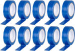 Strend Pro szigetelőszalag, 19 mm, H-10 m, max. 80°C, 600V, kék, PVC, 10 db (STP2173070)