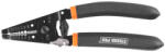 Strend Pro MT 73 fogó, 180 mm, villanyszerelő, szigeteléseltávolító, vakfogó, kábelekhez, 0, 8-2, 6 mm (STP229983)