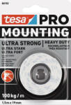 tesa Tsa® Mounting PRO Ultra Strong kétoldalas ragasztószalag, szerelési, 19 mm, 1, 5 m (STP2172742)