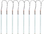 MagicHome MagicHome, Karácsonyi füzér, 240 hideg fehér LED, 8 jégcsap, vízesés effektus, 230 V, 50 Hz (STP8090734A)