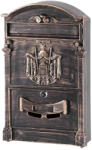 Strend Pro GLA-Alu Levélszekrény, alumínium, 255x90x410 mm, antique bronze (STP252261)