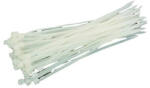 Strend Pro Kábelkötegelő Strend Pro CT66BW, 300x4, 8 mm, 50 db, fehér, nylon, rögzítő (STP2170890)
