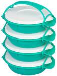 MagicHome MagicHome, kerek ételhordó készlet, 4 részes, színes, 4x 1000 ml, 22, 4x20, 5x29, 5 cm (STP801754)