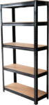Strend Pro Fém Állvány, MDF, 5 polc, 1800x900x400 mm, antracit (STP221132)