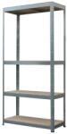 Strend Pro Fém Állvány, MDF, 4 polcos, 750x300x1500 mm, max. 150 kg/polc (STP2212472)