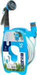 AQUACRAFT Tömlődob AQUACRAFT 990490, készlet, 3/8"-os kerti tömlővel, 10 m, 7 mintás öntözőpisztollyal (STP256734)