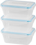MagicHome MagicHome, Ételhordó szett, téglalap alakú, 3 db, 700 ml, 172x115x71 mm (STP801914)