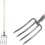 Strend Pro Garden Ásóvilla GD-029O, 4-ágú, kovácsolt, nyéllel (STP211294)