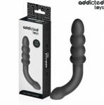 Addicted Toys - Double Anal Stimulator cu Bile Progresive, Silicon Medical, 16.5 cm