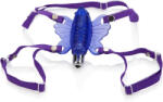CalExotics - Venus Butterfly, Stimulator în Formă de Fluture cu Curele, Hands-Free Vibrator