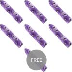 CUSTOM BULLETS - Ser de Vibratoare Bullet Magnetice cu Design Sarpe Violet, 10 Intensități, 6+1 Gratuit