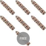 Custom Bullets - Ser de Vibratoare Bullet Magnetice cu Design Leopard, 10 Intensități, 6+1 Gratuit