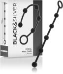 Black & Silver - Korg, Bile Anale din Silicon pentru Începători, 21 cm