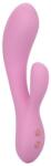 CalExotics - Contour Zoie, Vibrator Dual Flexibil cu 10 Funcții și Cip Memorie, Silicon Lichid, Roz Vibrator