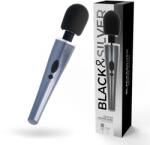 Black & Silver - Dexter, Vibrator Wand cu 10 Moduri de Vibrație Vibrator
