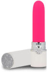 LIPS STYLE LYPS STYLE - Cleo, Vibrator Bullet Deghizat în Ruj, 10 Moduri, Alb/Roz