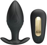 Pretty Love, Remote Control Pretty Love - Regina Plug Anal Reîncărcabil Vibrator Negru