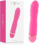 Intense INTENSE - Airon, Vibrator Clasic Elegant cu 20 Moduri, Silicon Medical, Roz Vibrator