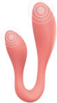 Adrien Lastic - Secretele Cuplului II, Vibrator Dublu cu Aplicație, Roz Pudra Vibrator