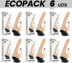 Basecock - Dildo Vibrant Realist cu Telecomandă, Natural, 19 cm Dildo