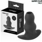 Addicted Toys - Hollow Plug Anal Gol Size M cu Dual Gol, Silicon Medical, 9.6 cm
