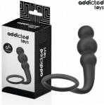 Addicted Toys - Plug Anal cu Inel Testicule Model 1, Silicon Medical, 7 cm Inserabil