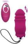 ToyJoy - Sunny Side Up Down, Ou Vibrant cu Telecomandă și 8 Moduri, Silicon, 8.9 cm, Fucsia