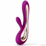 LELO - Soraya 2, Vibrator Rabbit cu 12 Moduri, Stimulator Ergonomic și Vârf G-Spot, Silicon, Mov Vibrator
