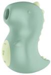 SATISFYER, SATISFYER AIR PULSE SATISFYER - Vibrator în Formă de Dinozaur cu Puls de Aer, Verde Vibrator