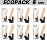 Basecock - Dildo Vibrant Realist cu Telecomandă, Natural, 20 cm Dildo