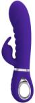 Pretty Love PRETTY LOVE - Prescott, Vibrator Rabbit G-Spot cu Cap Bulbucat, 7 Funcții și Memorie, Silicon, Mov Vibrator